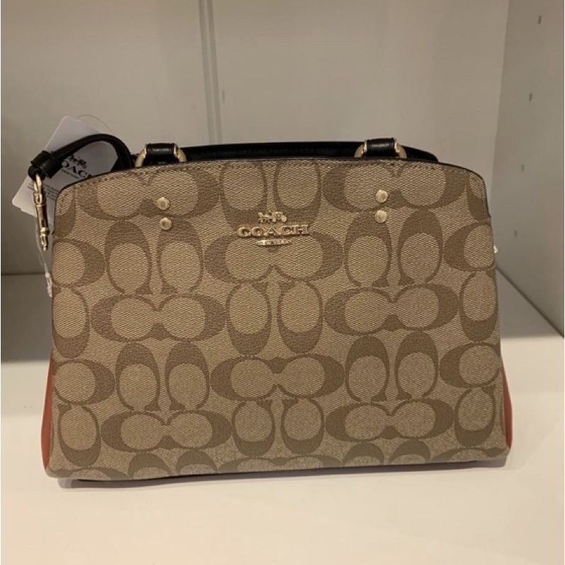 Coach Mini Lillie Carryall In Signature Canvas (91384)