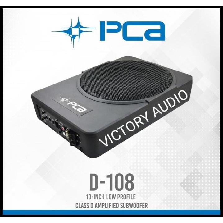 Subwoofer Aktif Kolong Jok Mobil Pca D-108 10 Inch High End Original