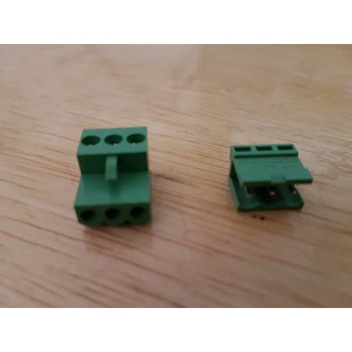 konektor green HT3.96mm 3p Lurus terminal block connector HT396 pair