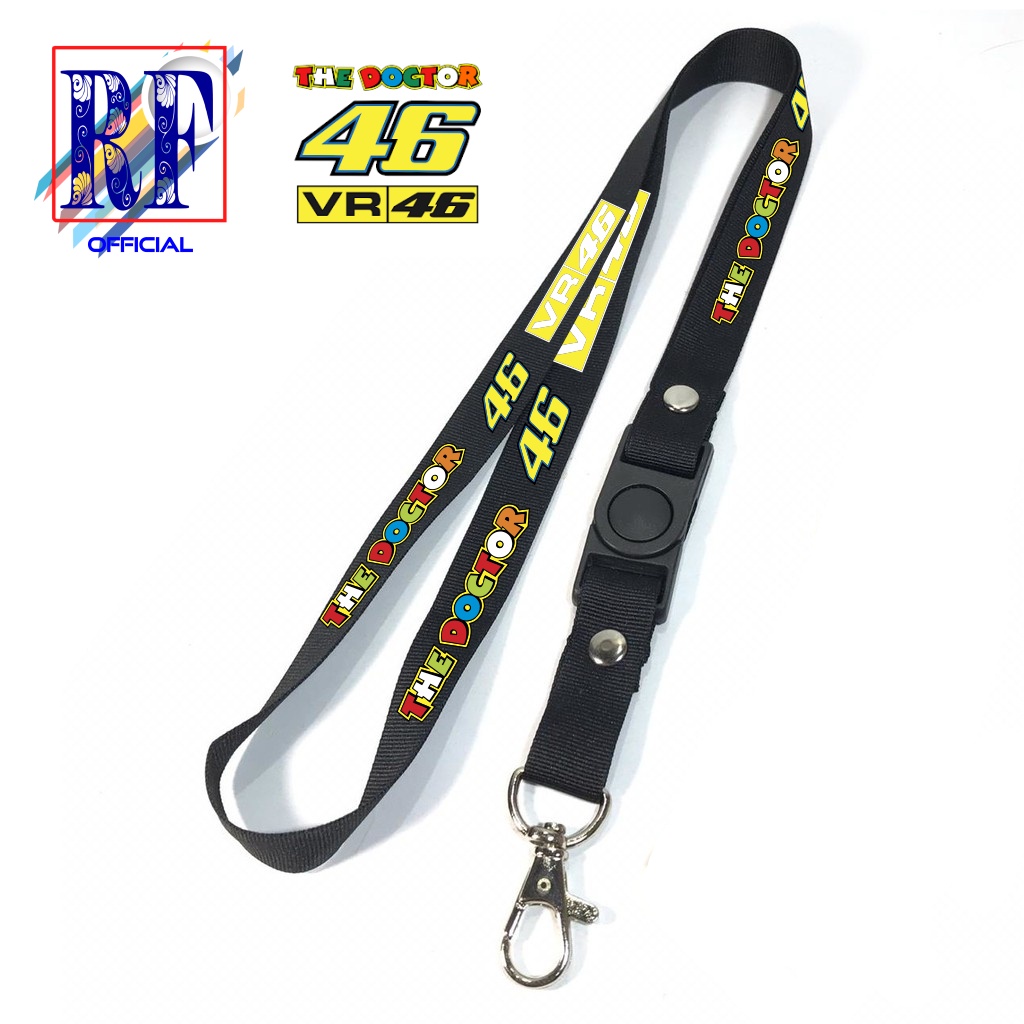 

Tali Lanyard VALENTINO ROSSI VR 46 THE DOCTOR distro GANTUNGAN KUNCI/GANTUNGAN ID CARD/GANTUNGAN Best seller COD