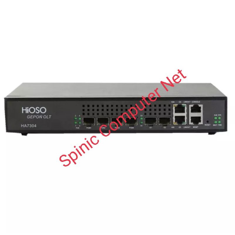 OLT HIOSO EPON HA7304 4-PON OLT SAJA