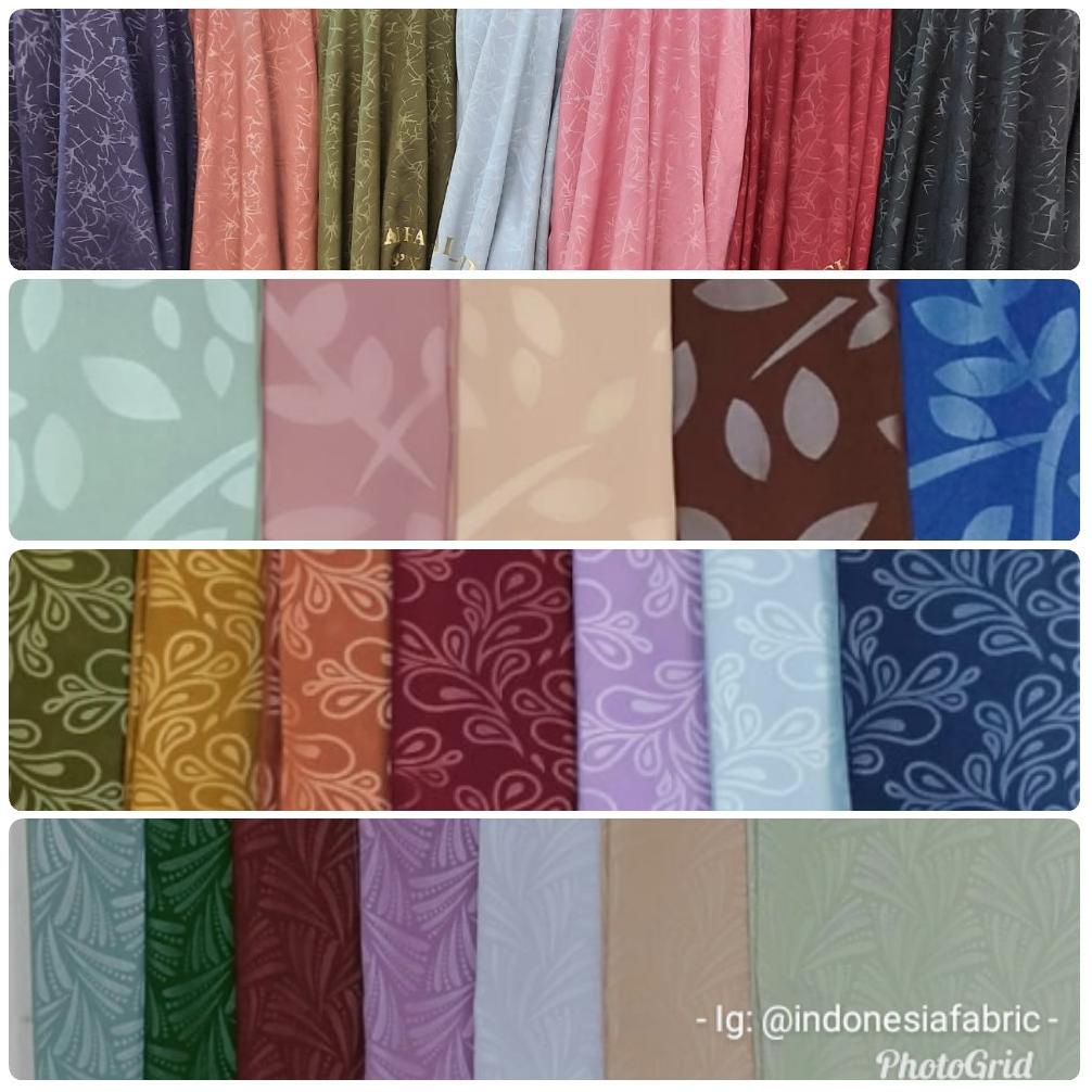 Kain Wolfis Embos Rollan Motif Bebas Pilih