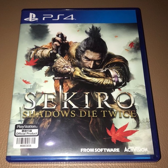 [PS4] Sekiro Shadows Die Twice (Region 3 / English) Shadow BD Kaset PS 4 CD Games Playstation PS5 5 
