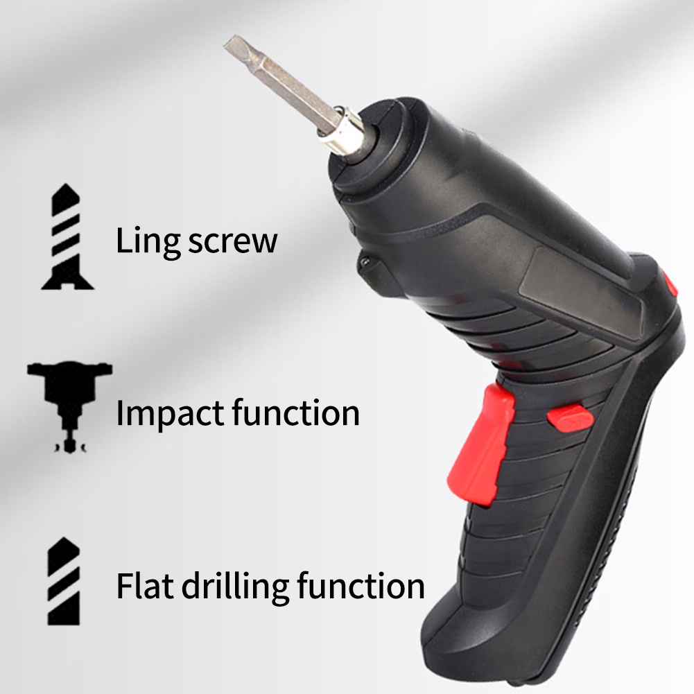 Cordless Screwdriver 3.6 V Mesin Bor Cordless 48pcs Set Bor Obeng Tanpa Kabel