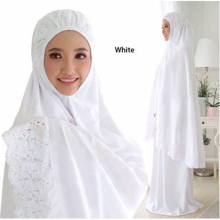 [Simplivy] Rosella Katun Premium Mukena Dewasa Siti Khadijah, 2in1, All Size, Premium