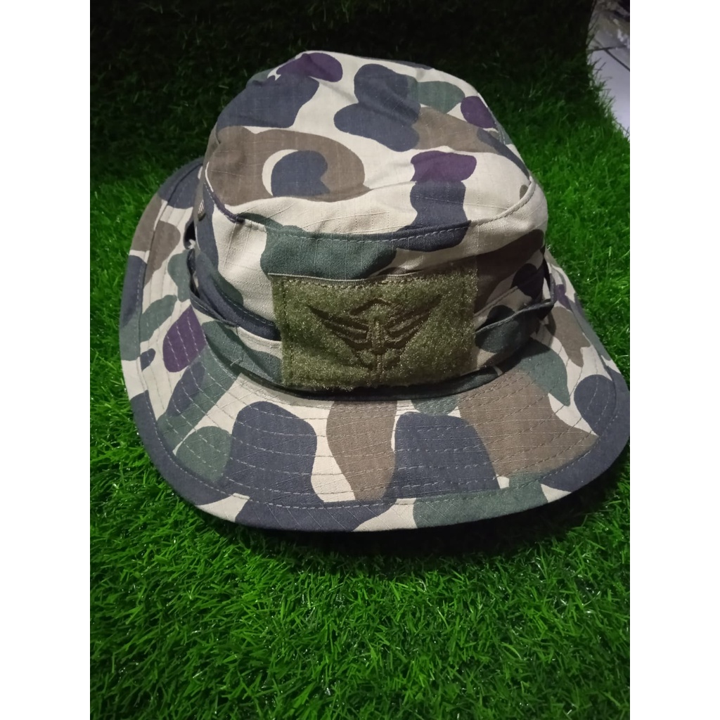 Topi Rimba Loreng KKO Lingkar Besi