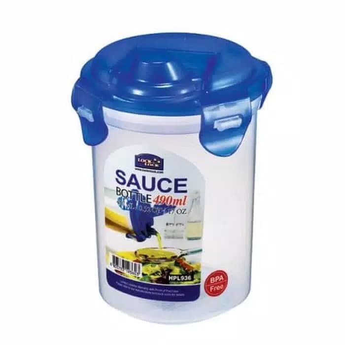 HPL 936 ROUND SAUCE BOTTLE 490ML LOCK&amp;LOCK