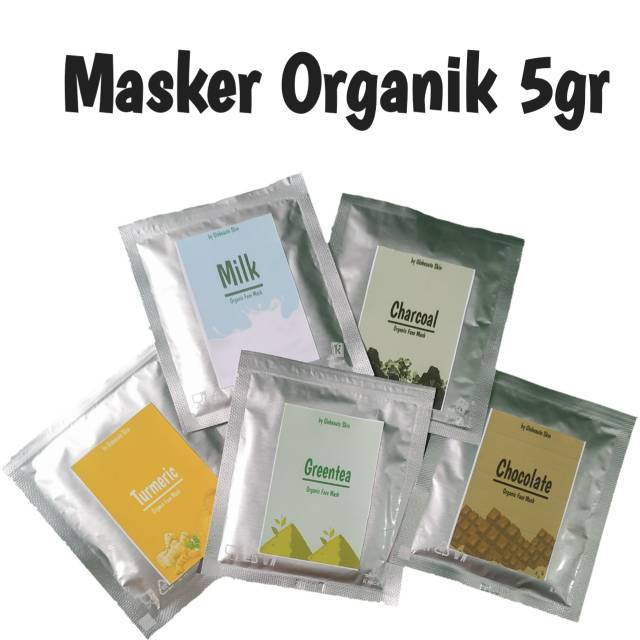 Masker Organik 5gr / Organic Mask 15gr/ Masker Oatmeal