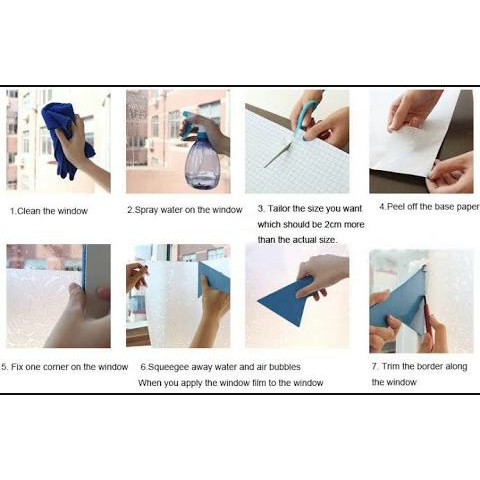 stiker/sticker kaca one way