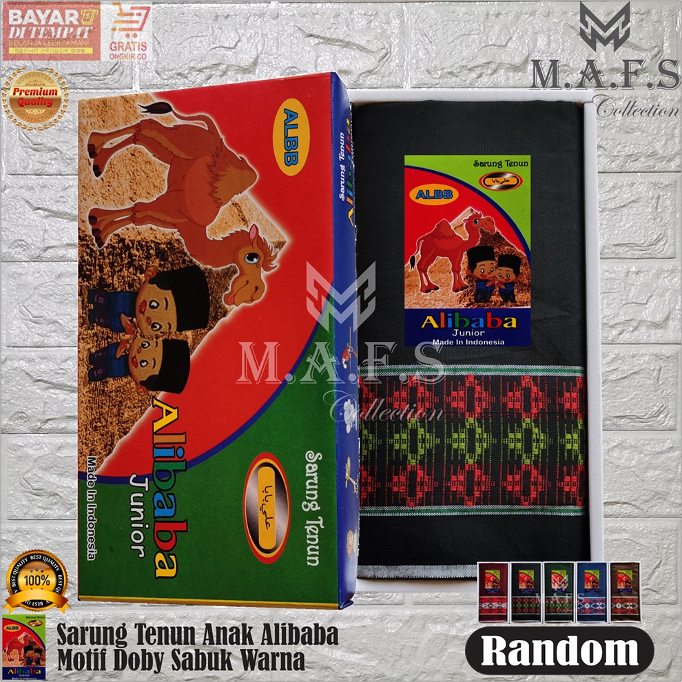 SARUNG ANAK SARUNG MOTIF POLOS SABUK WARNA ALIBABA NEW