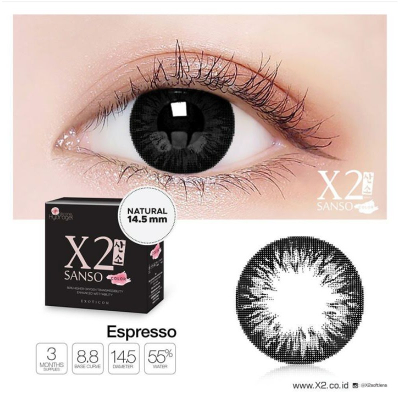 [ Normal  ] HARGA PROMO : X2 Sanso Color Black Series