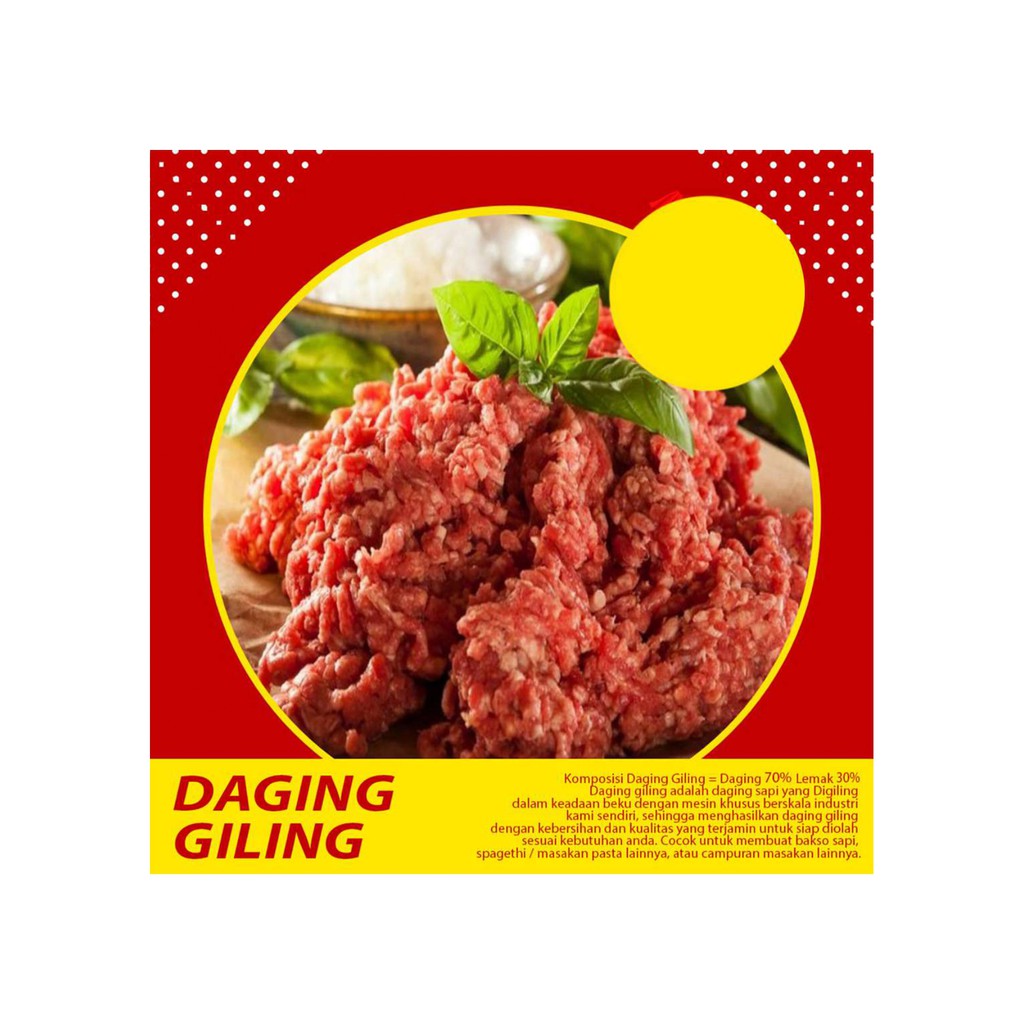 

Daging Giling Kasar Impor