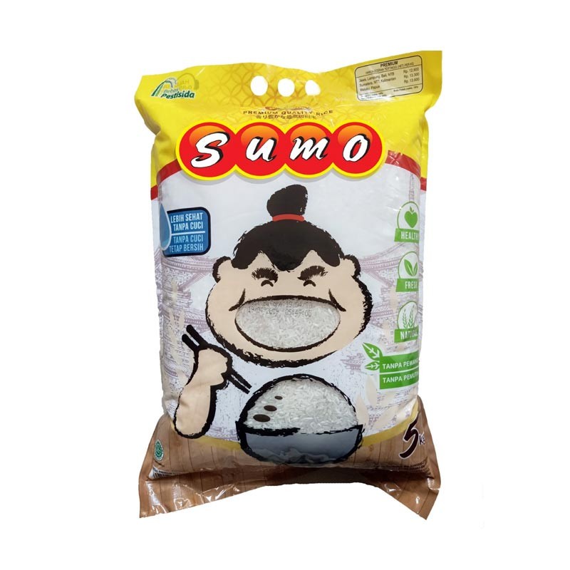 

Beras Sumo Premium Kemasan Kuning Beras Putih [5 Kg]