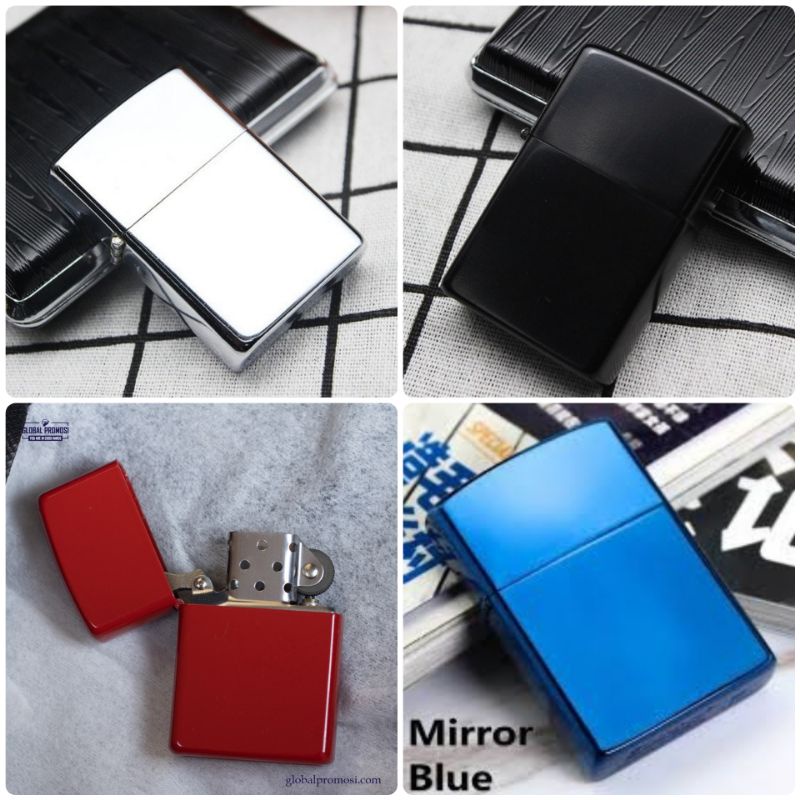 zippo hitam zippo merah zippo silver zippo biru zippo blue ice KW