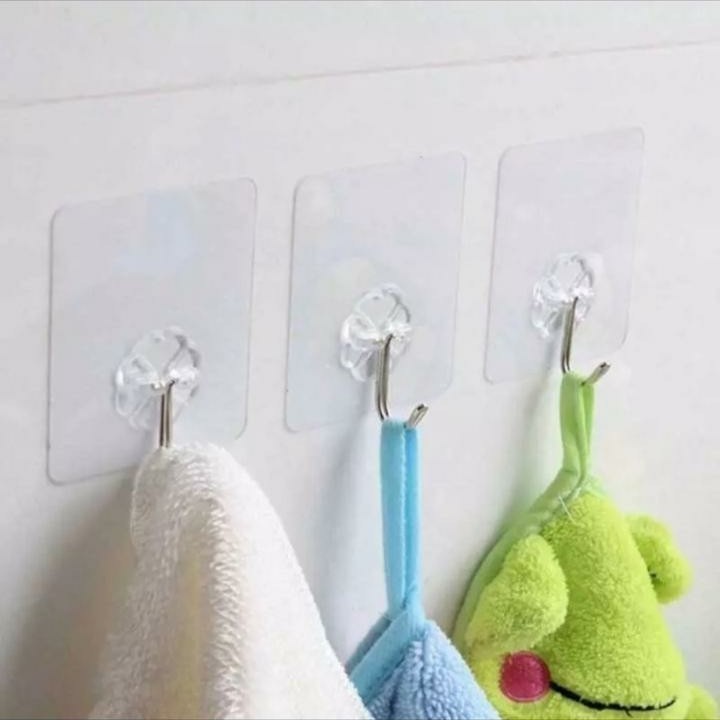 Gantungan Tempel Hook Ajaib Gantungan Dinding Kait Magic Serbaguna Kamar Mandi Dapur Hanger