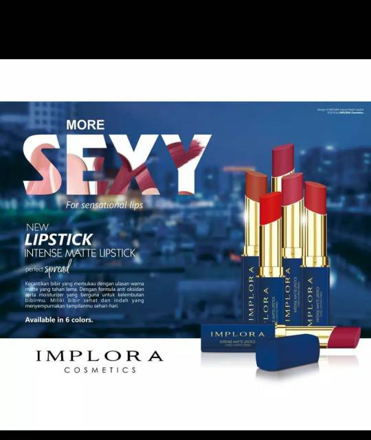 Implora Intense matte lipstik / implora lipstick intensif