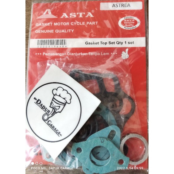 Paking Top set Astrea dari Asta
