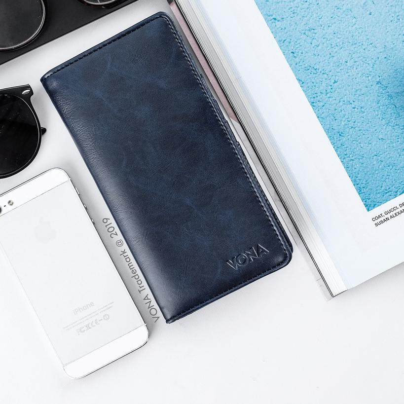 VONA Dompet Pria Panjang Kulit Pu - Hunter