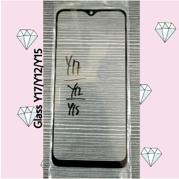 Glass Ts Vivo Y12 Y15 Y17 Kaca Lcd Vivo Y12 Y15 Y17 Glass Ts Vivo Y12 Y15 Y17