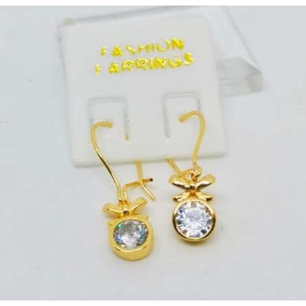 Anting wanita // anting koncer permata//anting gantung//perhiasan //anting