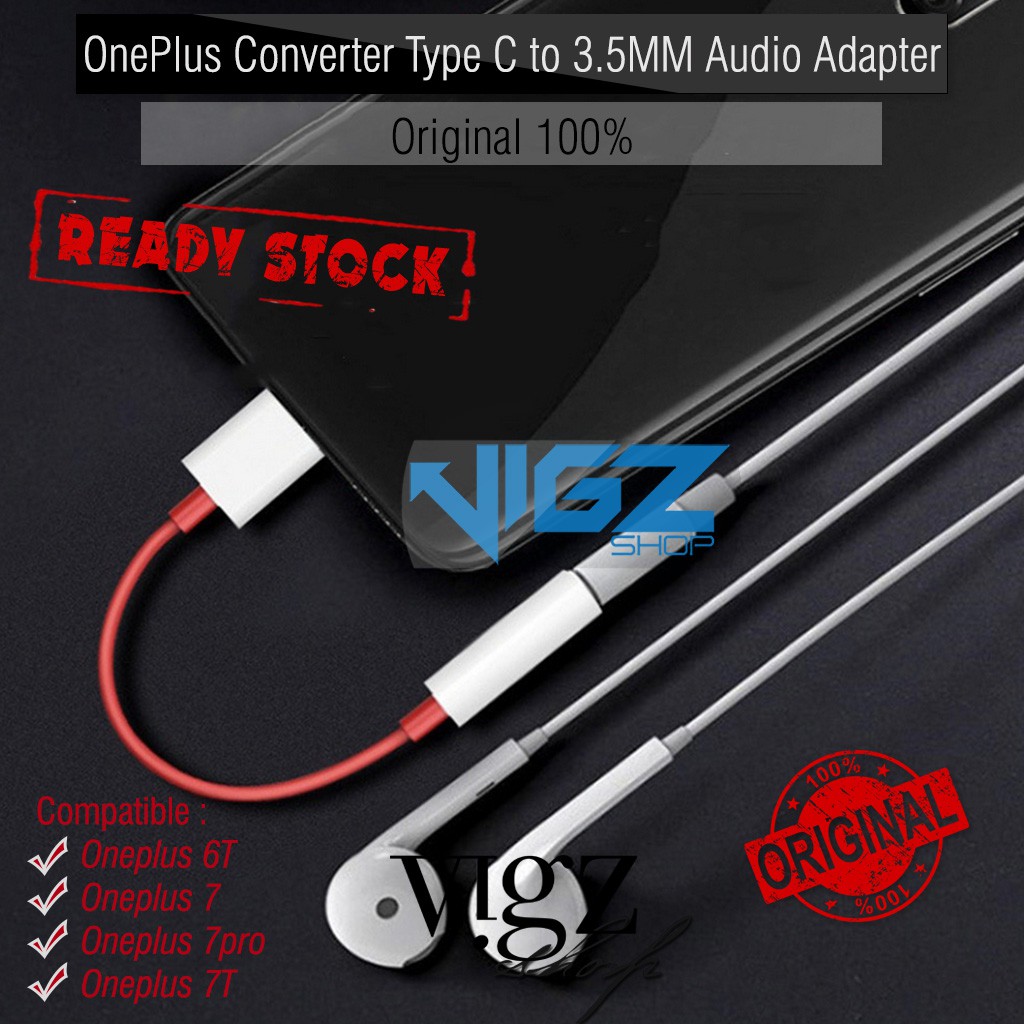 OnePlus Converter Type C to 3.5MM Audio Adapter Original