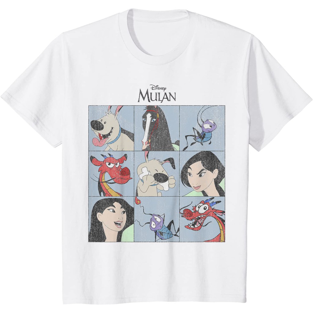 Baju Anak Disney Mulan Group Shot Panels T-Shirt