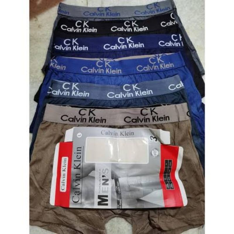 3 Pcs CD Boxer Random Sport Merk - Celana Dalam Segi Empat Pria - Karet Boxer - Mix Warna