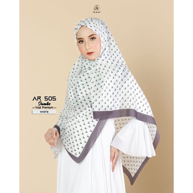 Hijab Arrafi : Ar 505  Segi empat Jumbo
