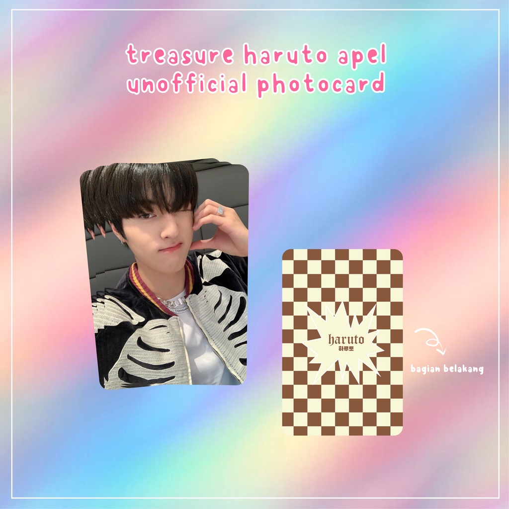 TREASURE Haruto Apel Unofficial Photocard