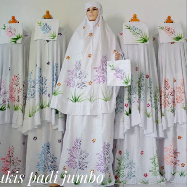 Grosir mukena lukis jumbo