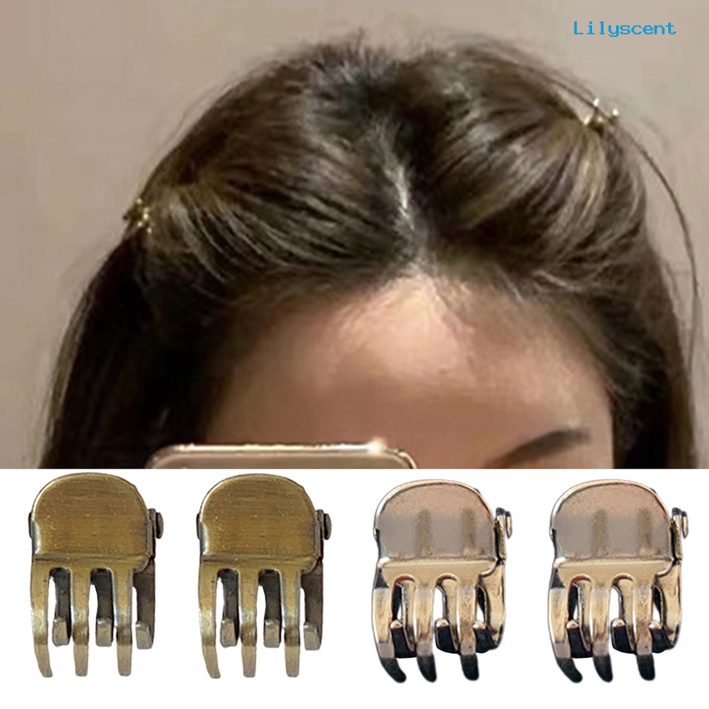 Ls 2Pcs Jepit Rambut Mini Anti Slip Untuk Wanita