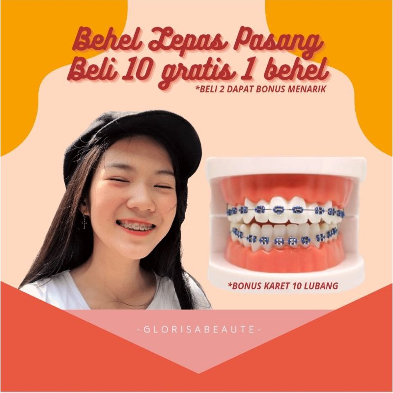 [ PROMO ] BEHEL LEPAS PASANG POWER O BONUS KARET 10 LUBANG// BEHEL FASHION MURAH