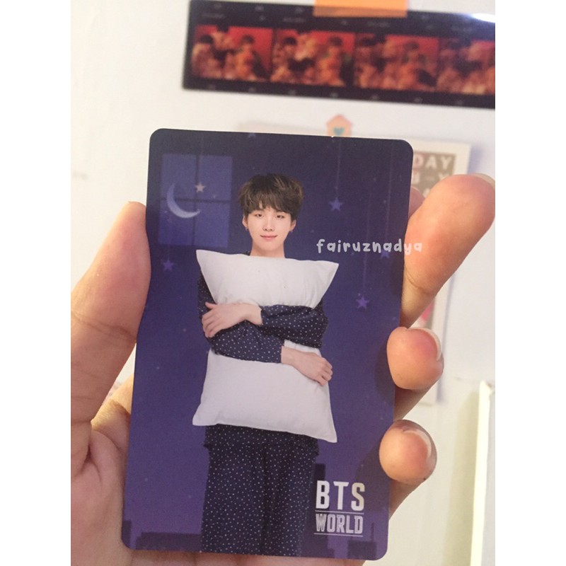 bts world game coupon card suga