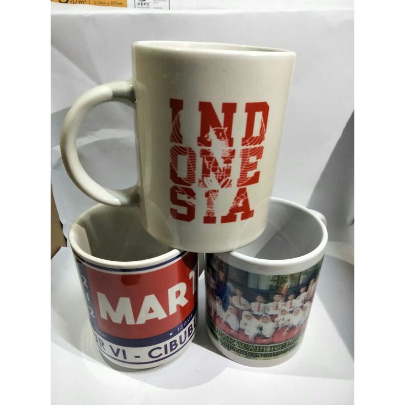 Mug Coating Sublim Satuan/Lusinan