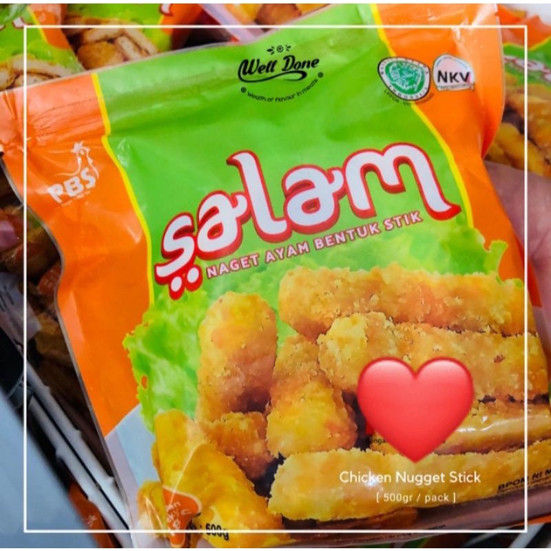 

nuget ayam,nuget salam,nuget salam 500gr