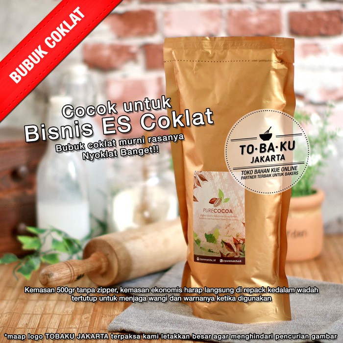 

DISKON COKLAT BUBUK COCOA POWDER PURE COKELAT MURNI TANPA CAMPURAN - 500GR !!!!