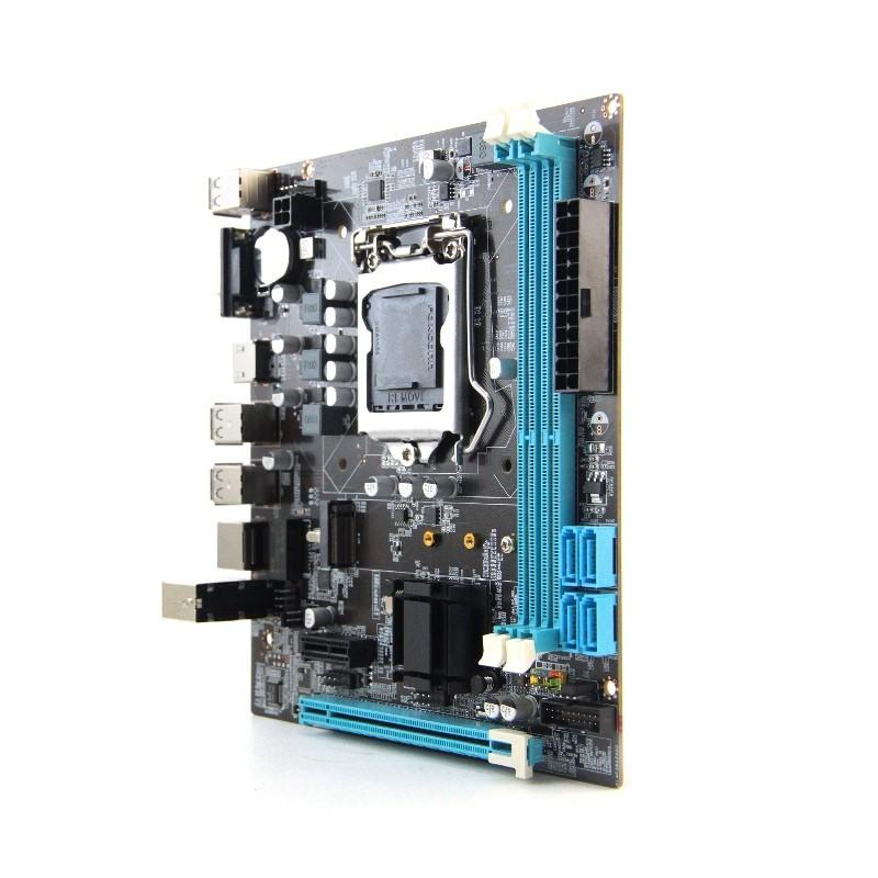 MOTHERBOARD H61 LGA1155 MICRO ATX SUPPORT INTEL CORE I3 / I5 / I7 GENERASI 2 &amp; 3 WITH SLOT SSD M2 MERK FAST GARANSI 1 TAHUN