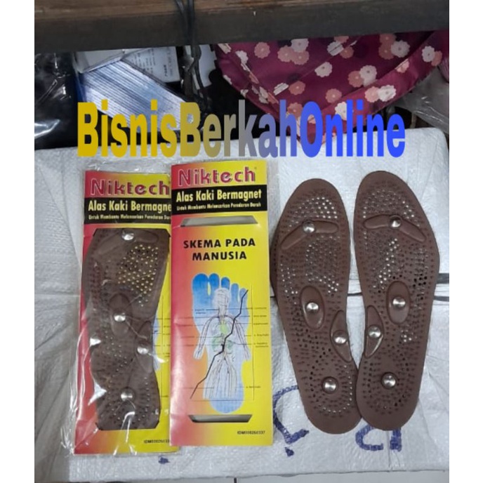 Alas Kaki Bermagnet Nicktech Untuk Memperlancar Perderan Darah / Alas Kaki Peninggi Badan Body Heightener