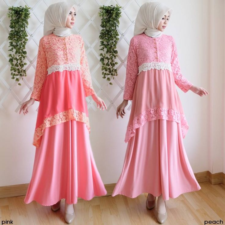 Gamis Brulee Layer LB1617/Busui Friendly/Dress syari