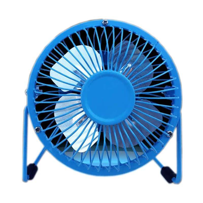 Kipas Angin USB Mobil Meja Besi / Mini Portable Fan