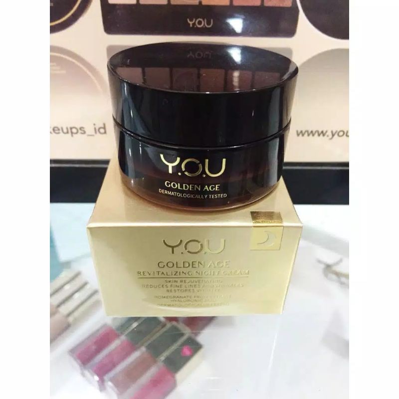 CREAM YOU GOLDEN AGEREVITALIZING SIANG/MALAM