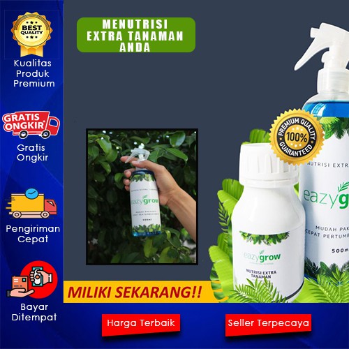 PROMO PAKET HEMAT 1 SPRAY + REFILL Pupuk cair, Pupuk tanaman hias, Paket Eazygrow