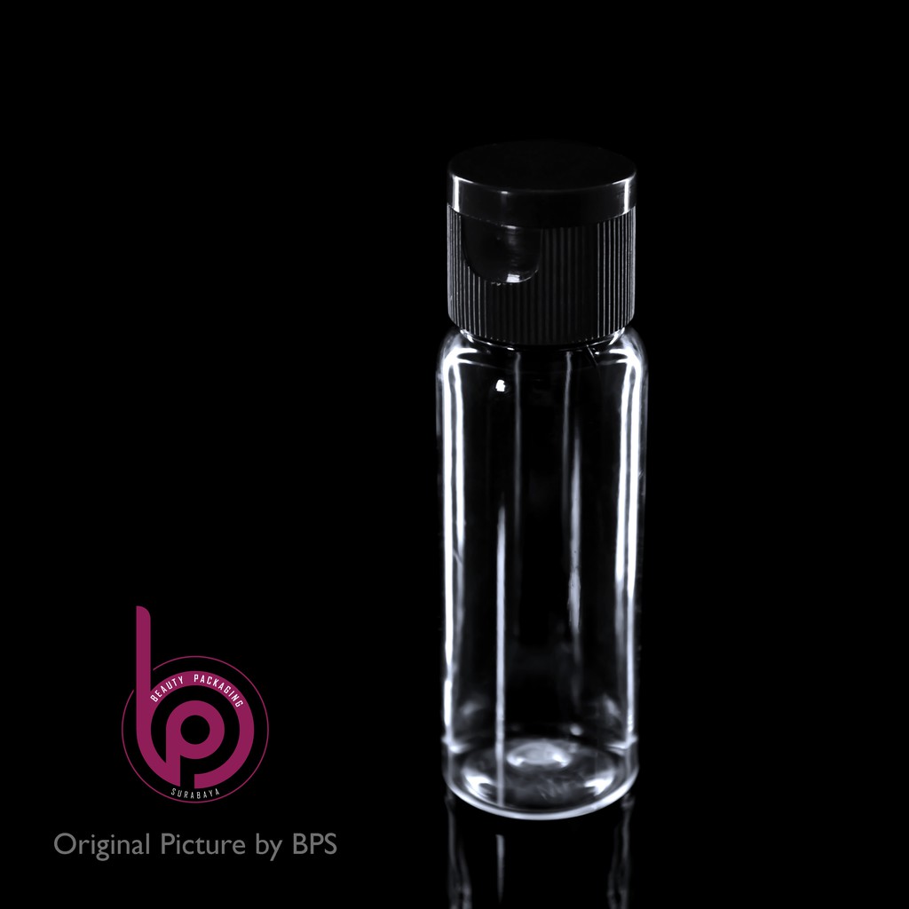 Botol PET 20ml BR Bening Tutup Fliptop