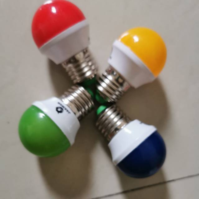 Lampu led warna JAKMAN/lampu dekorasi/lampu tidur/lampu bola/lampu murah/lampu hias/lampu caffe