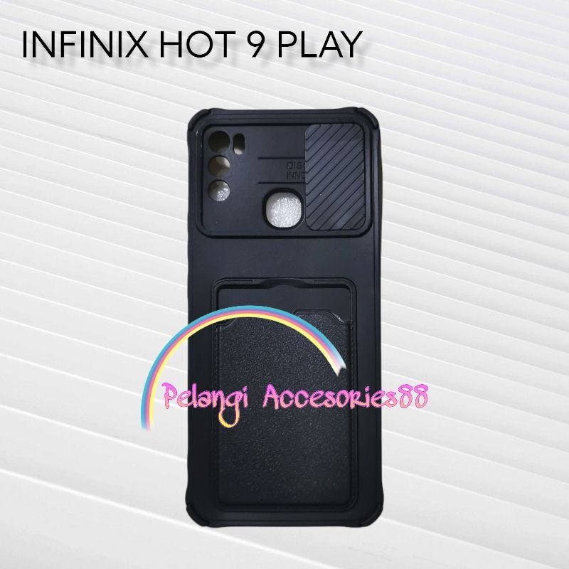 CASE INFINIX HOT 9 PLAY CASE SOFTCASE SLEDING WARNA WARNI