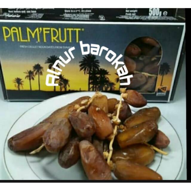 Kurma Palmfruitt tunisia tangkai 500gram