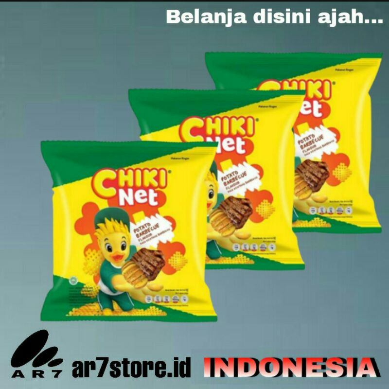 

CHIKI NET Snak potato BBQ isi 10 x 18gr