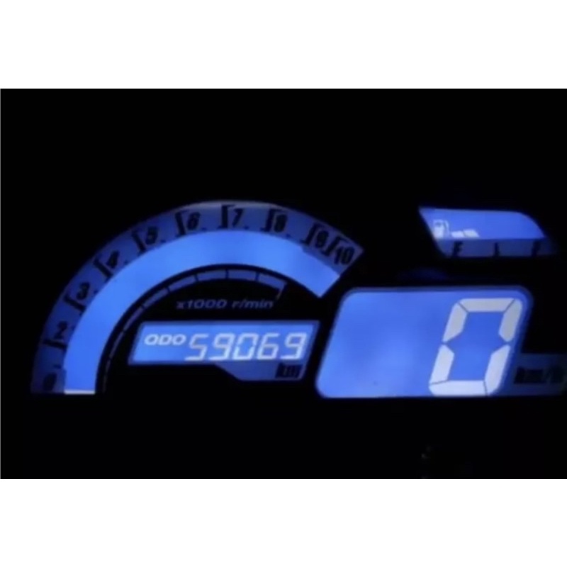 Polarizer Polaris LCD Speedometer Yamaha Byson Old Polaris negatif bagian depan