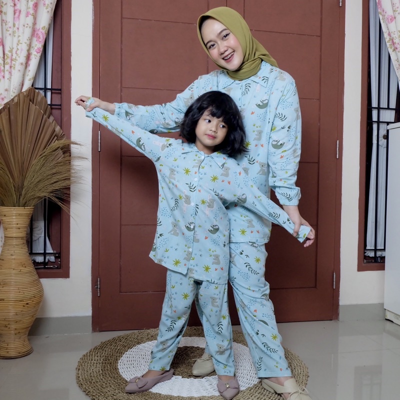 ONESET COUPLE IBU DAN ANAK PAJAMAS COUPLE