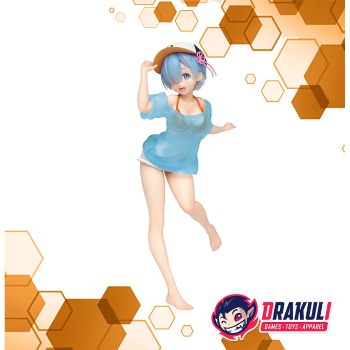 Taito Figure Re: Zero Rem T-Shirt Over Swimwear Renewal